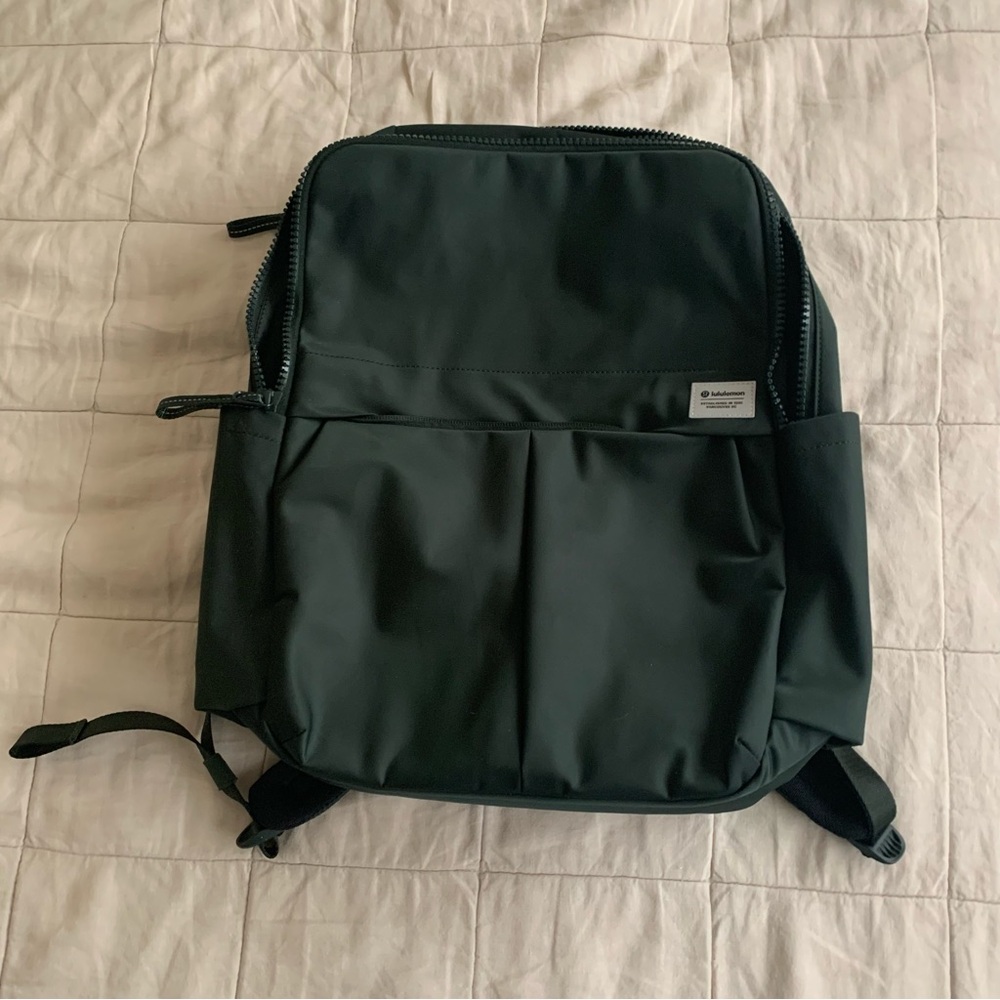 Lululemon Deep Green Backpack New Without Tags